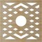 Ekena Millwork Chevron Wood Fretwork Pierced Ceiling Medallion, Hickory, 26"OD x 6 3/4"ID x 1/4"T CMWP26X26X0250CHHI - alternate 3
